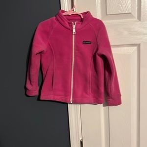 Toddler girls Columbia jacket size 4T- Hot pink